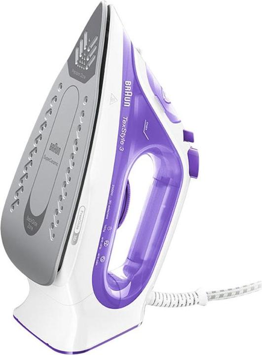 Immagine prodotto Braun Ferro da stiro TexStyle 3 Dry & Steam Purple (2350 W, 160 g/min)