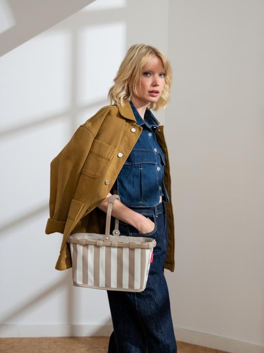 Produktbild reisenthel Einkaufskorb Carrybag XS Summerstripes Coffee