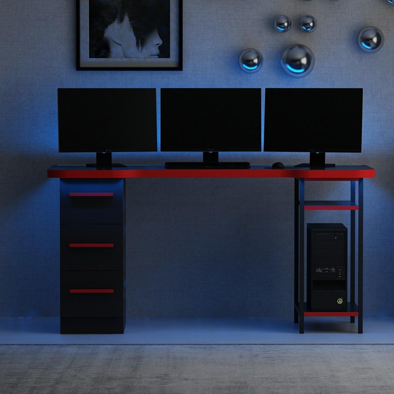 Thumbnail - Skye Decor Phoenix, Gaming Tisch, Schwarz