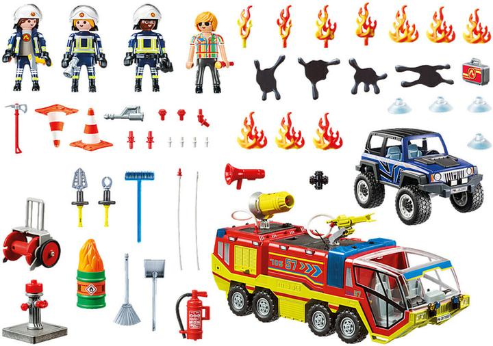 Image du produit Playmobil Fonctionnement des pompiers avec un camion de pompiers (70557, Playmobil City Action)
