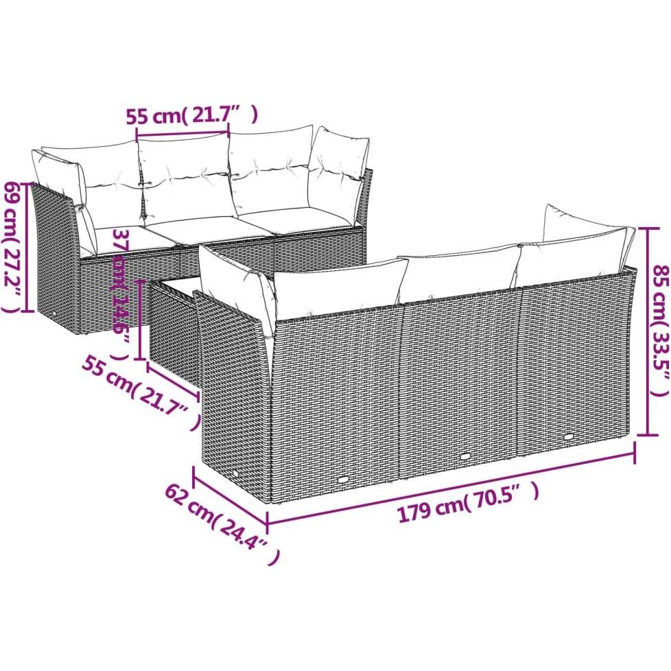 Thumbnail - VidaXL, Gartenlounge, Irena