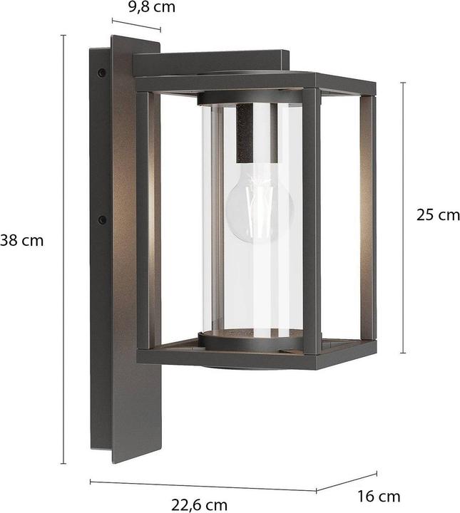 Actual product image Lucande Ferda (E27, IP44)