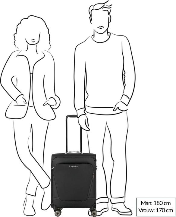 Immagine prodotto Travelite Jetpack Trolley S Light 2w Petrol (37 l)