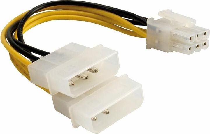 Produktbild Delock Dual 4P-6P PCIe Adapter
