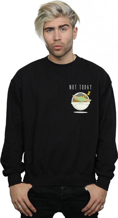 Produktbild Star Wars The Mandalorian Not Today Faux Pocket Sweatshirt (L)