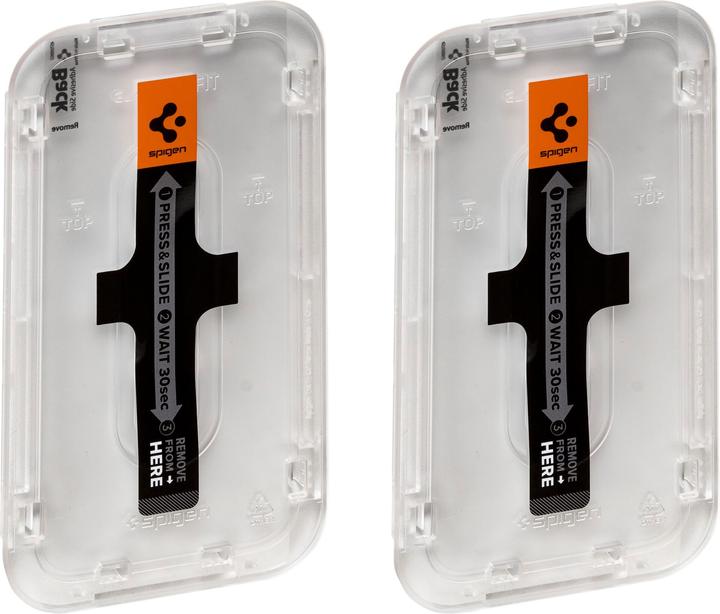 Actual product image Spigen Glass.tR EZ Fit (2 Piece, Apple iPhone 14 Pro Max)