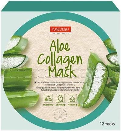 Purederm Aloe Collagen Mask Mask In Aloe Vera