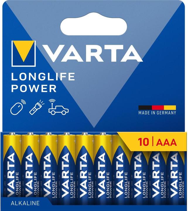 Immagine prodotto Varta Batteria LONGLIFE Power AAA NUOVA (10 pz., AAA, 1260 mAh)