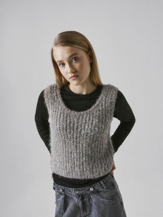 Produktbild Lmtd Pailletten Strickweste (158, 164)