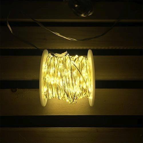 Actual product image Lotti Micro LED light chain 200 flg warm white 49512 (20.50 m)