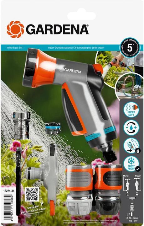 Immagine prodotto Gardena Set Basic per interni (Kit di irrigazione)