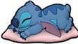 Produktbild Monogram Int. Lilo & Stitch Relief-Magnet Stitch Sleeping (1 x)