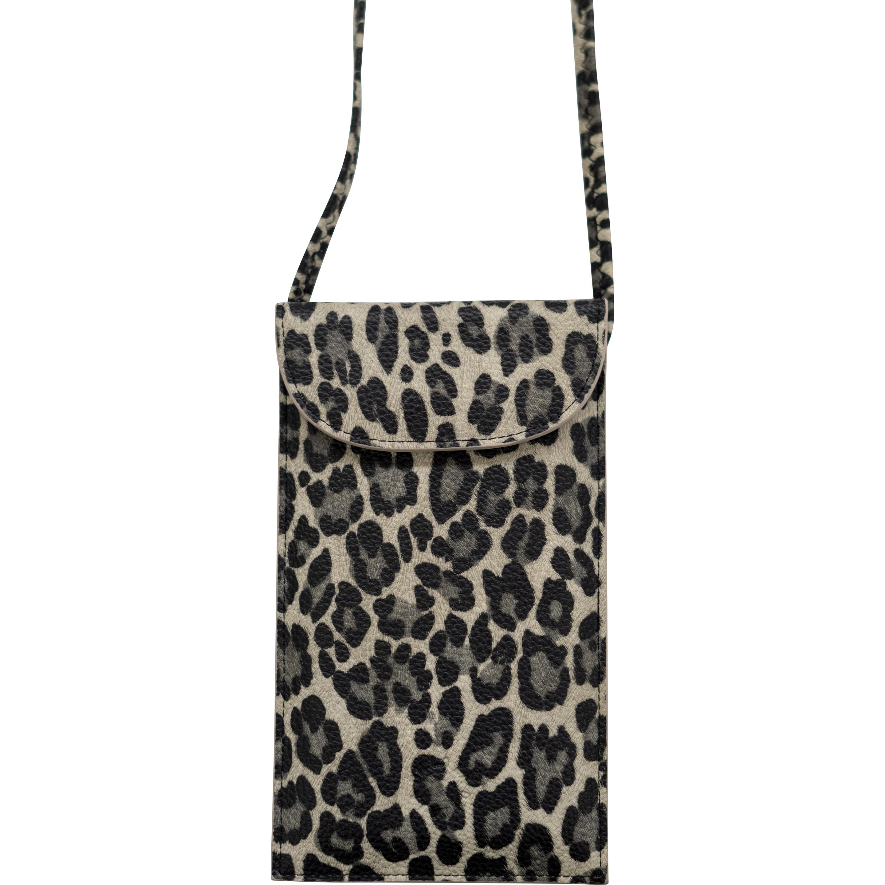 Peter Jäckel OHLALA! Uni Necklace Sleeve Case Leo Grösse 6.9" Innenmasse: ca. 167 x 79 x 9 mm, Handykette, Braun