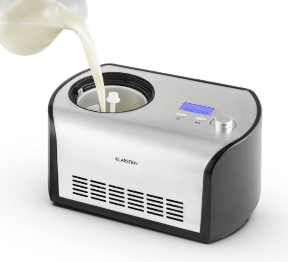 Image du produit Klarstein Snowberry and Choc Machine à glace 1,2l Fonction de maintien au frais InoxLook