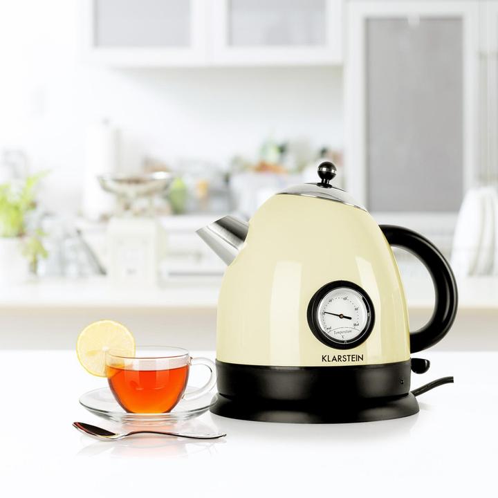 Image du produit Klarstein Bouilloire Aquavita Creme 1,5 litre 2200 watts (1.50 l)