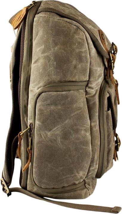 Produktbild JTI Robuster Kamerarucksack im Vintage-Design - Braun (Kamera Schultertasche)