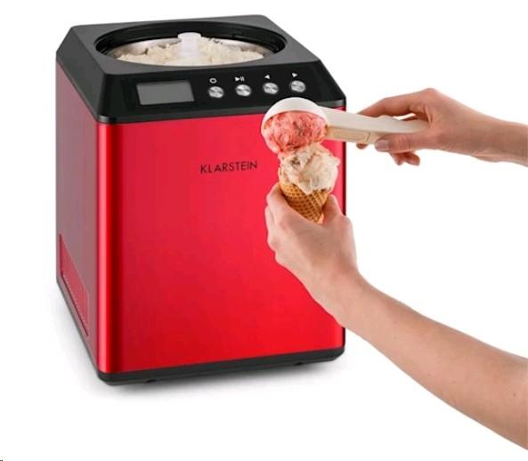 Produktbild Klarstein Vanilla Sky EiscremeMaschine Rot