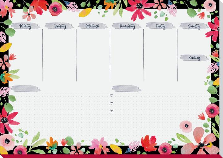 Blumen, Grün, Pink, Rosa, Schwarz