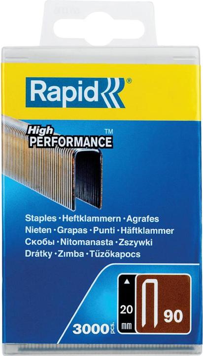 Productafbeelding Rapid Smalle rugklem type 90, 20 mm, 3000 stuks (3000x)
