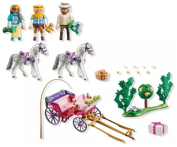 Actual product image Playmobil Carriage ride with princess and prince (71846, Playmobil Princess Magic)