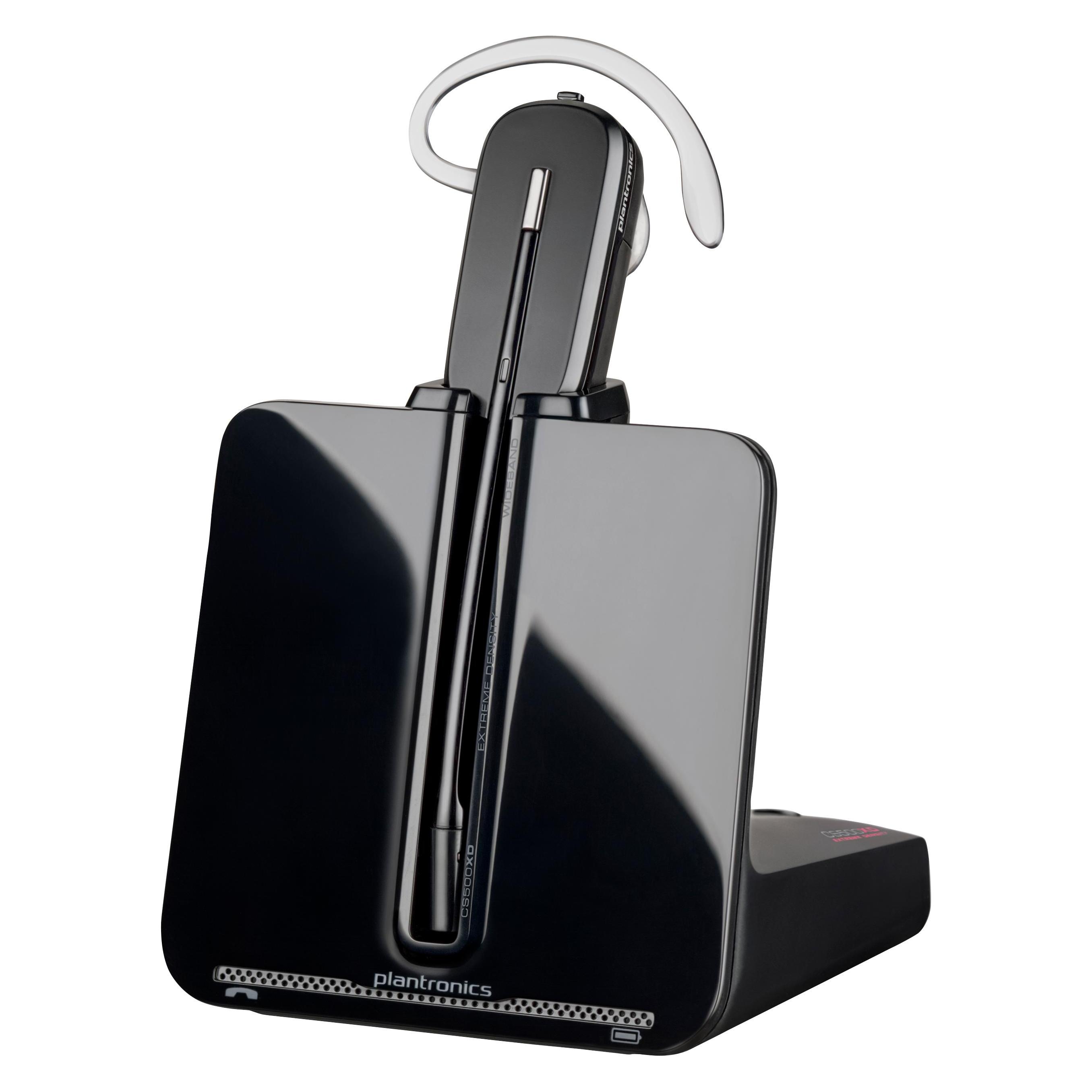 HP Poly CS 540 mit HL10 Lifter (Kabellos, USB-A, Avaya, Cisco, Skype), Office Headset, Schwarz