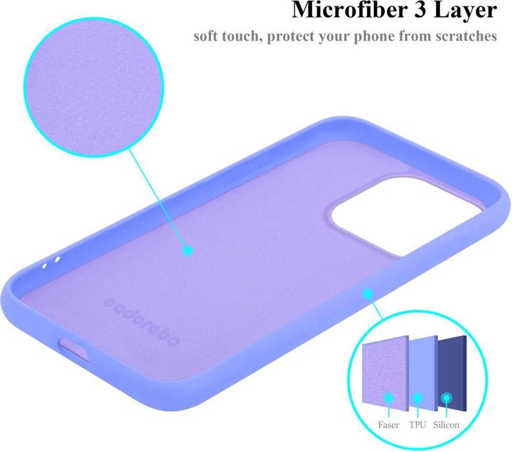 Actual product image Cadorabo Bumper Case for Apple iPhone 15 PRO MAX TPU Liquid Silicone Cover for Apple iPhone 15 PRO MAX (Apple iPhone 15 Pro Max)