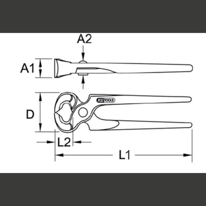 Produktbild KS Tools Monierzange (250 mm)