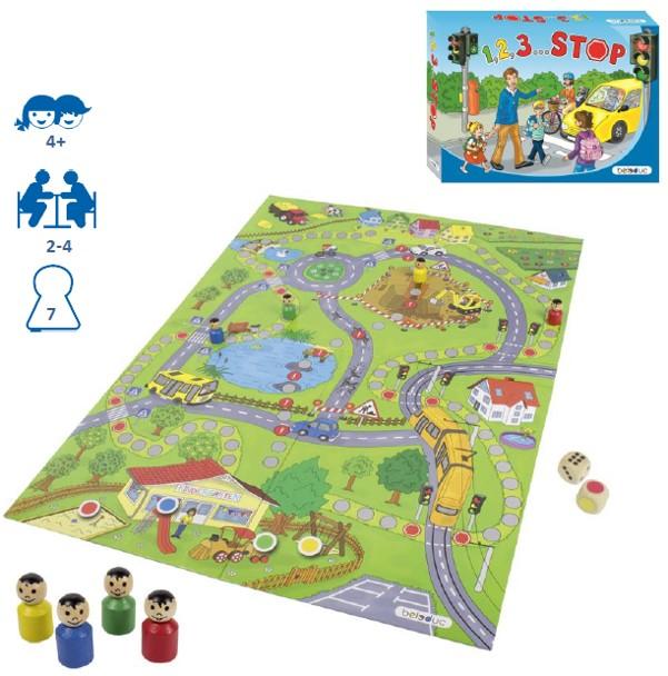 Actual product image Beleduc 1, 2, 3... Stop (German, 2 - 4 Players)