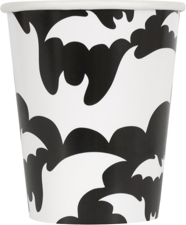 Produktbild Unique Trick or Treat Party-Becher Fledermaus Halloween (8 x)