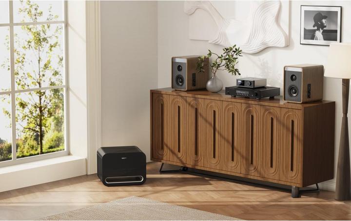 Produktbild WiiM LPWISUBPB Sub Pro 8" 250W Kabelloser Smart Subwoofer (WLAN, Bluetooth)