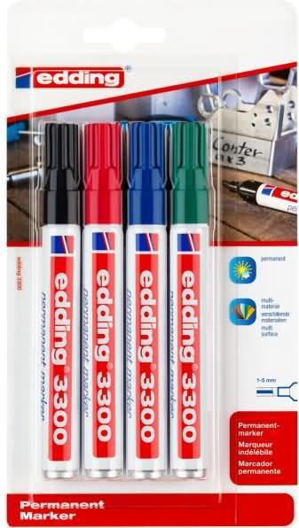 Immagine prodotto Edding Marcatore permanente 3300 (4 x)