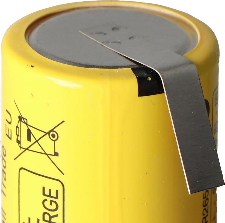 Actual product image Panasonic Akku BR-C Lithium Batterie Baby mit Lötfahnen in U-Form (1 pcs., Device specific, 5000 mAh)