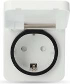 Actual product image Nedis SmartLife Smart plug Zigbee 3.0 | IP44 | Power meter | 3680 W | Type F (CEE 7/7) | -10