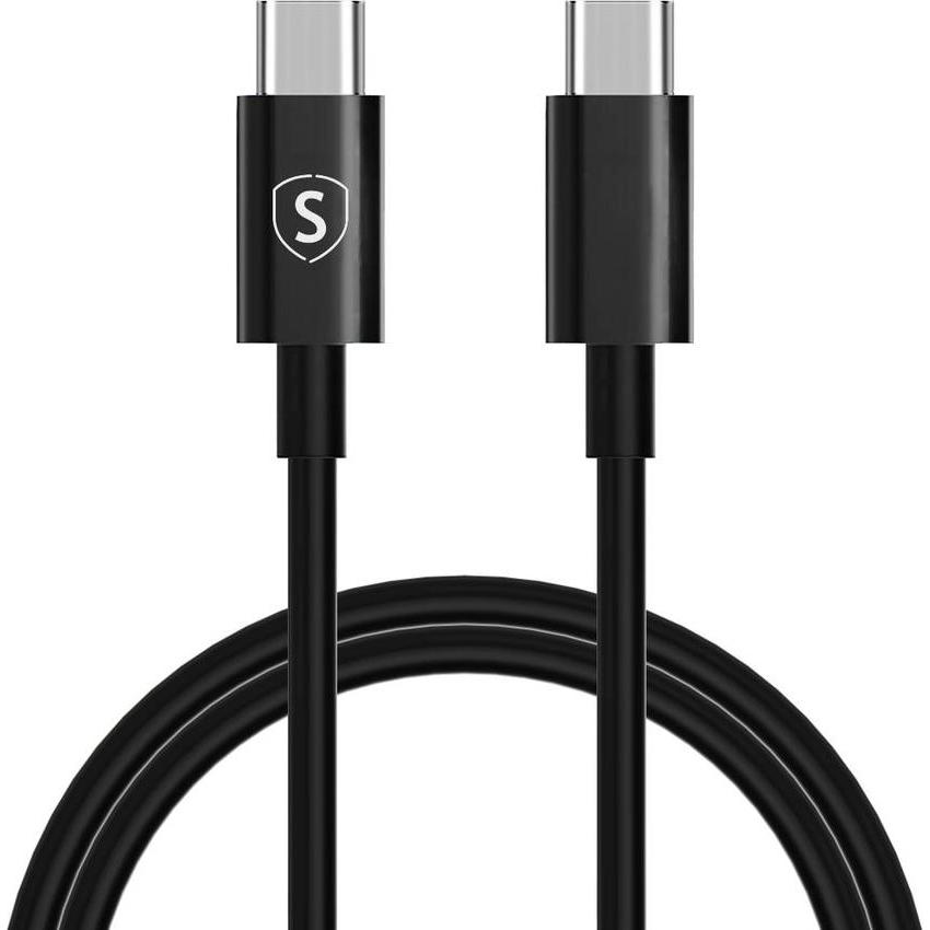 SIGN USB-C to USB-C Cable 60W, 3A, PD, 1m - Black, USB Kabel