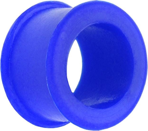 Produktbild Star Piercing Tunnel dick dunkelblau (Silikon, ohne Messing)