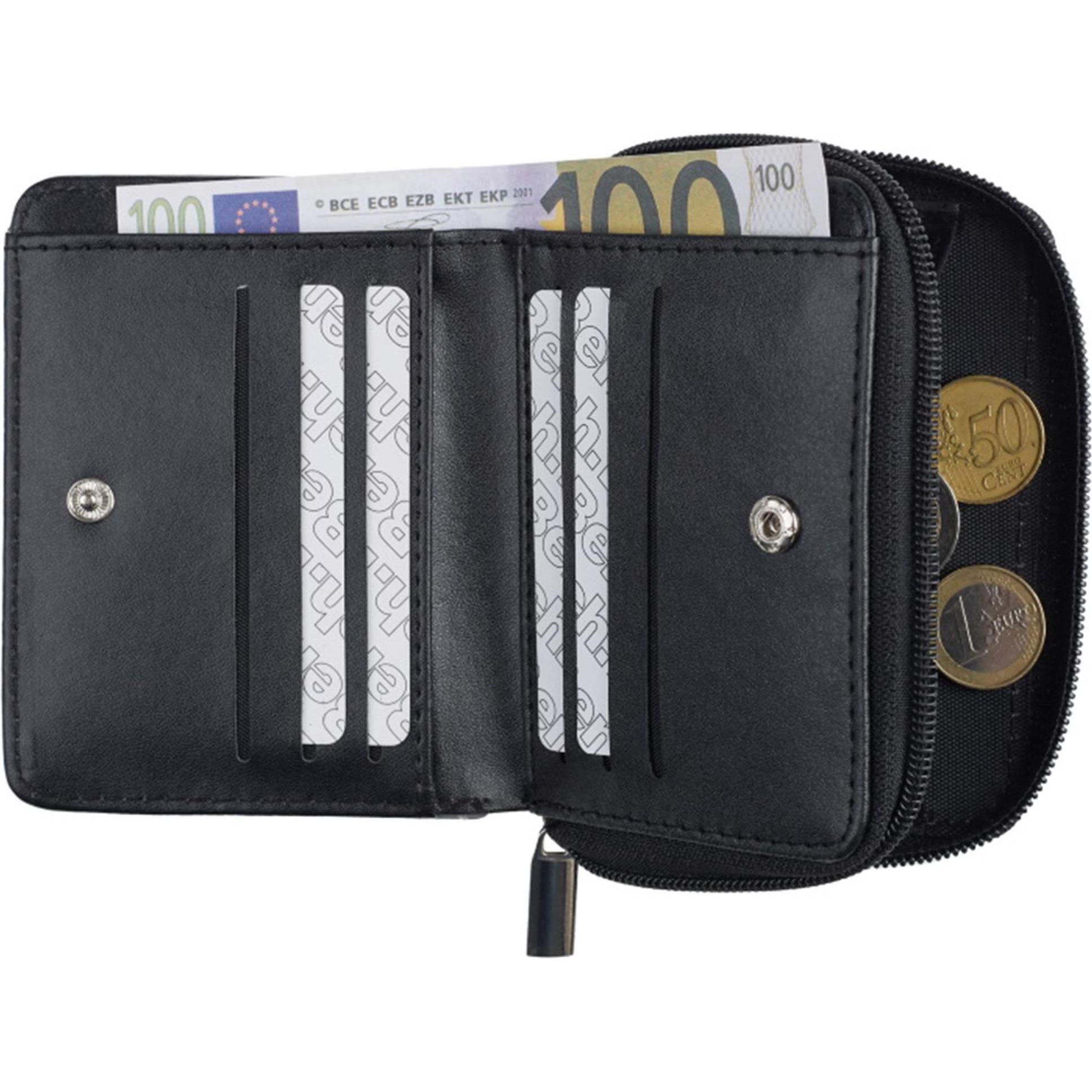 Thumbnail - Bench, Damen, Portemonnaie, Geldbörse 13 cm, Schwarz