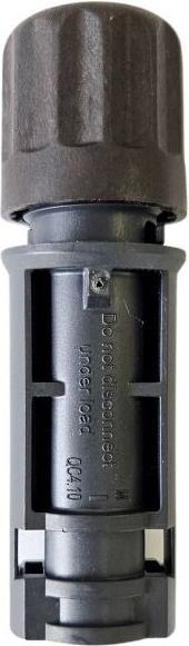Actual product image Elbro PV coupling plug MC4 6mm² black (Solar cable)
