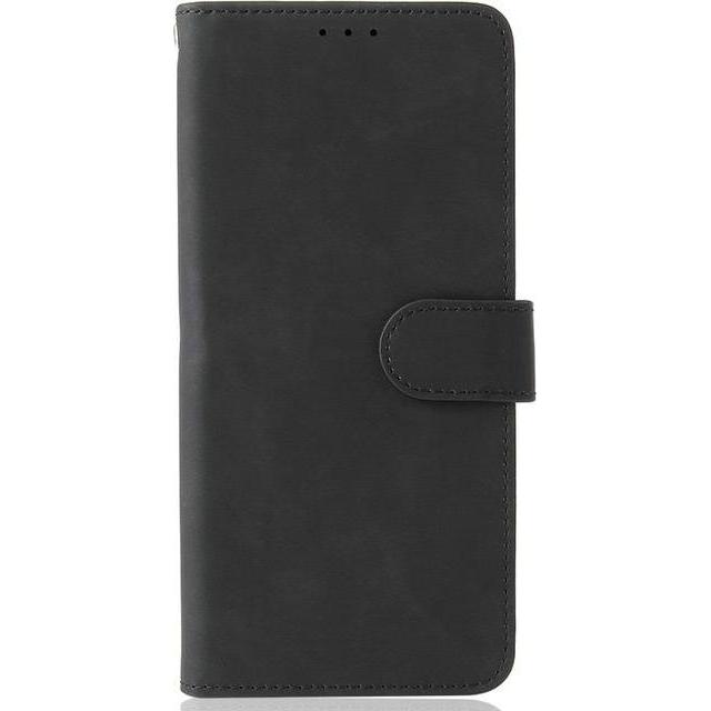MU Classic Classic IV Leder Bookcover Series (Vivo Y21, Vivo Y33s, Vivo Y21s), Smartphone Hülle, Schwarz