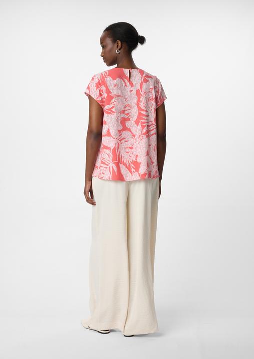 Immagine prodotto Comma Bluse Kurzarmbluse mit V-Ausschnitt und All-over-Print (36)