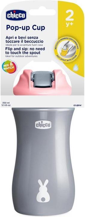Actual product image Chicco Pop Up Cup Pink 2Y+ (350 ml)