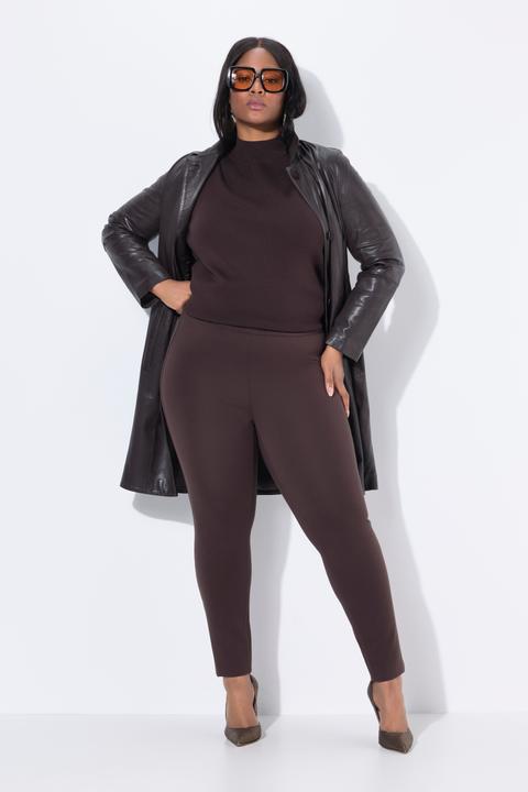 Immagine prodotto Ulla Popken Pantaloni modello Sienna con taglio aderente e cintura elastica (52)