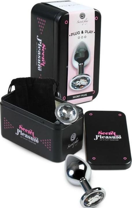 Image du produit Secret play Secretplay Plug Anal Transparent Aluminium 8cm