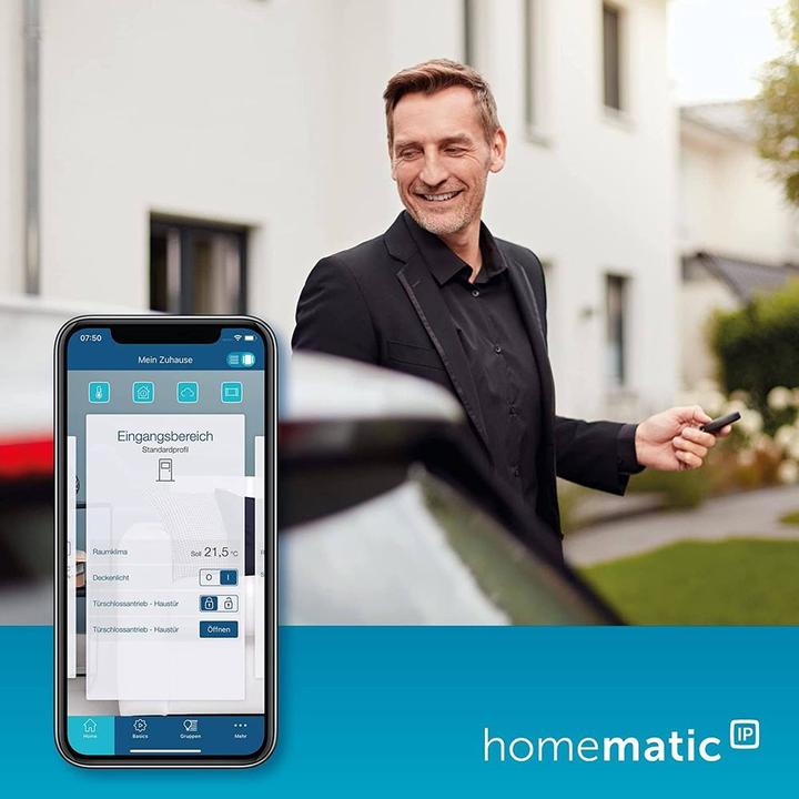 Actual product image Homematic IP Key ring remote control alarm