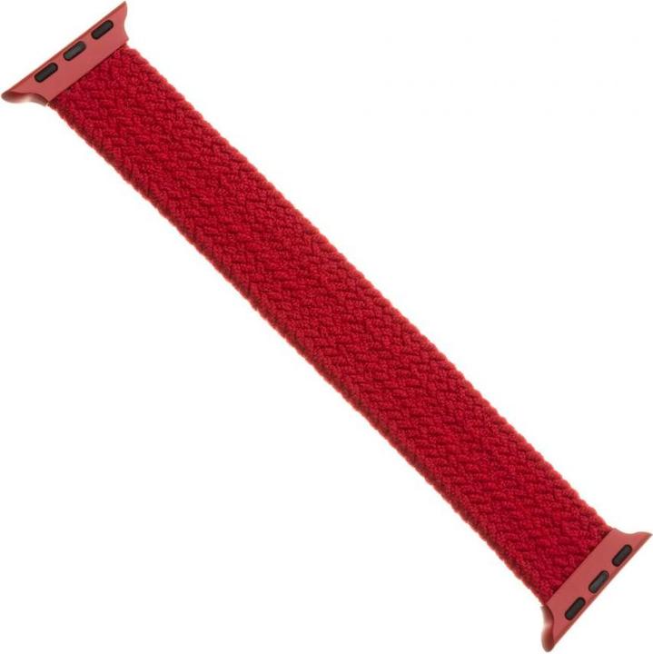 Actual product image Fixed Elasticated nylon strap for Apple Watch 38/40/41mm, size S, red (Nylon)