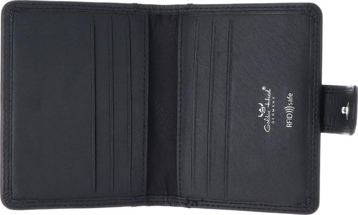 Produktbild Golden Head Polo Kreditkartenetui RFID Schutz Leder 8 cm
