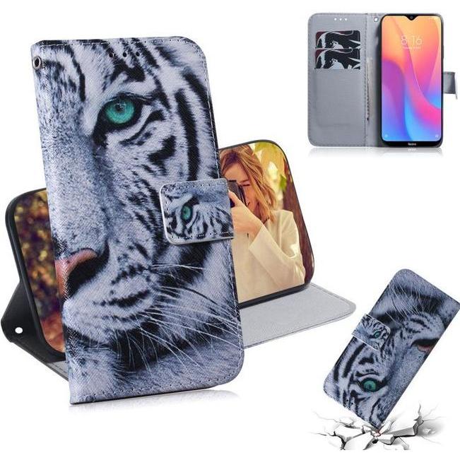Thumbnail - MU Style Leder Bookcover Image Series (Xiaomi Redmi 8A), Smartphone Hülle, Mehrfarbig