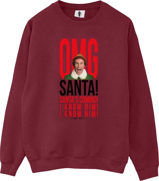 Produktbild Elf OMG Santa I Know Him Sweatshirt (XXL)
