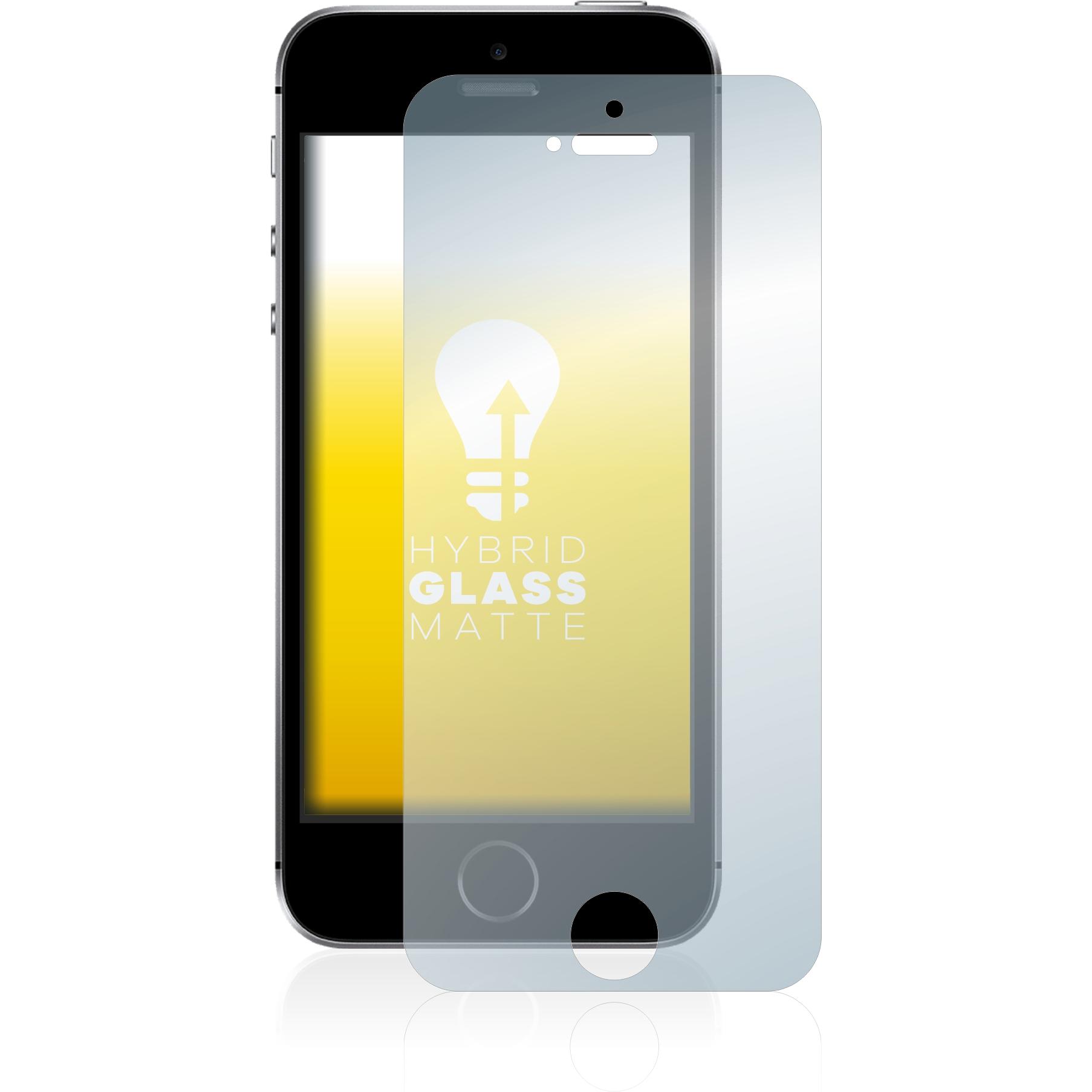 Thumbnail - upscreen Reflection Shield Panzerglasfolie Matt (1 Stück, Apple iPhone SE), Smartphone Schutzfolie, Grau