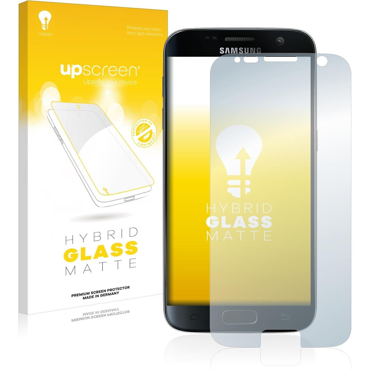 Thumbnail - upscreen Reflection Shield Panzerglasfolie Matt (1 Stück, Samsung Galaxy S21), Smartphone Schutzfolie, Grau