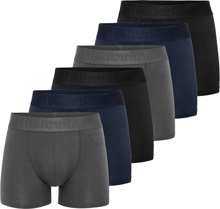 Produktbild Resteröds 6er Pack Bamboo Retro Short / Pant (M, 6er Pack)